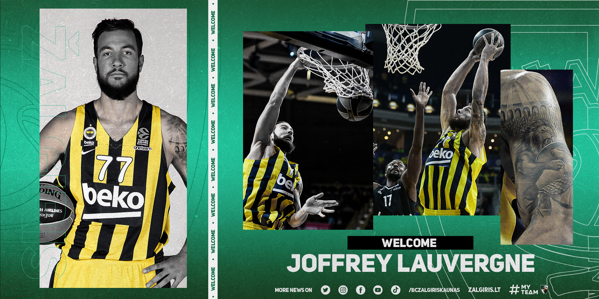El Zalgiris Kaunas anuncia el fichaje de Joffrey Lauvergne