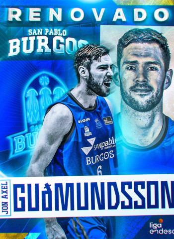 Una temporada más de Jón Axel Guðmundsson en Burgos