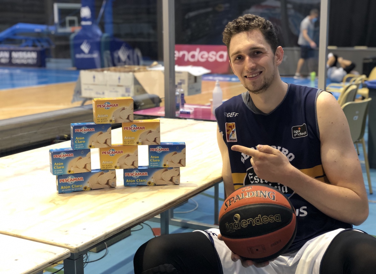 Laurynas Birutis, MVP Jornada 1: “Me quedo con el sentimiento de poder volver a jugar y con la victoria del equipo”