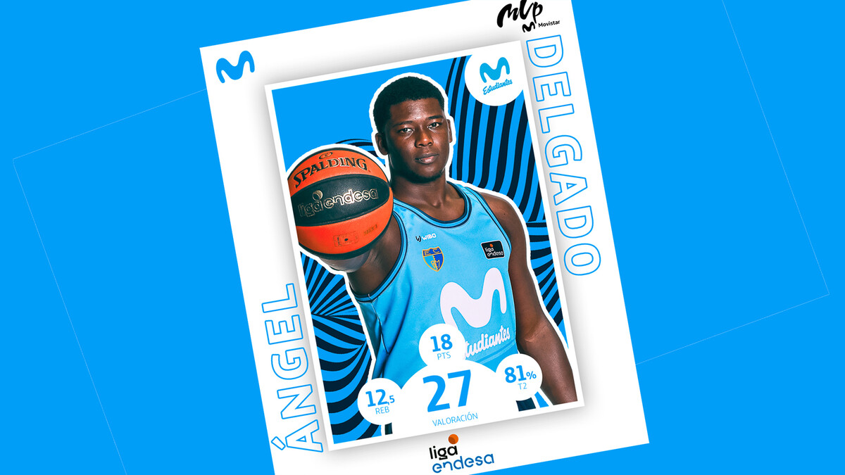 Ángel Delgado, MVP Movistar de mayo