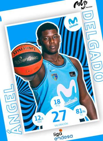 Ángel Delgado, MVP Movistar de mayo