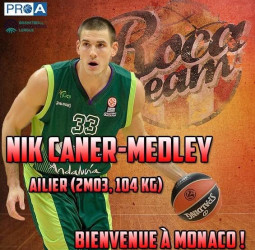 El AS Mónaco anuncia el fichaje de Nik Caner-Medley