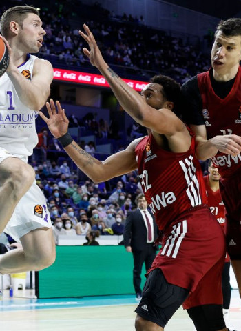 El Real Madrid pierde frente al Bayern (88-97)