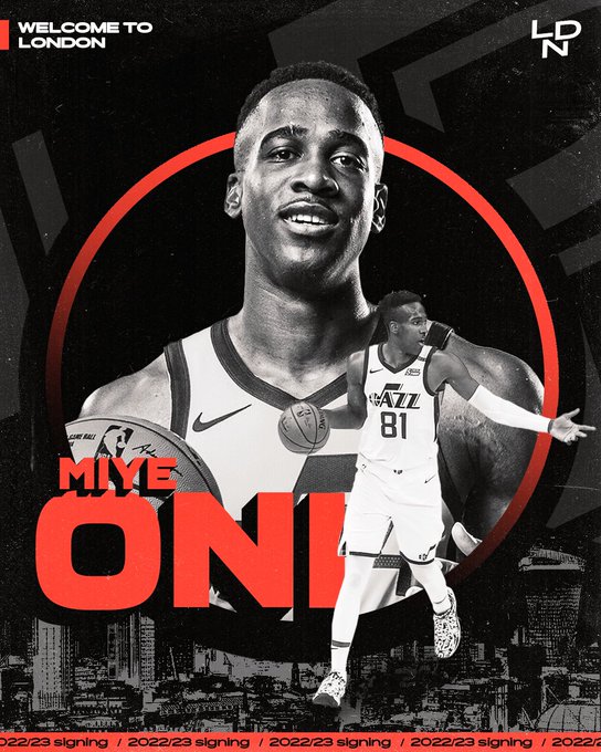 Los London Lions anuncian el fichaje de Miye Oni