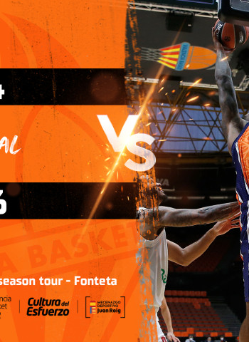 Valencia Basket jugará a la final del We’re Back Preseason Tour (84-76)