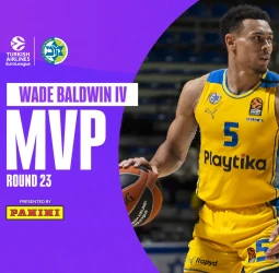 MVP de la Jornada 23º de la EuroLeague: Wade Baldwin, Maccabi