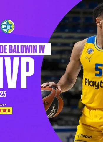 MVP de la Jornada 23º de la EuroLeague: Wade Baldwin, Maccabi