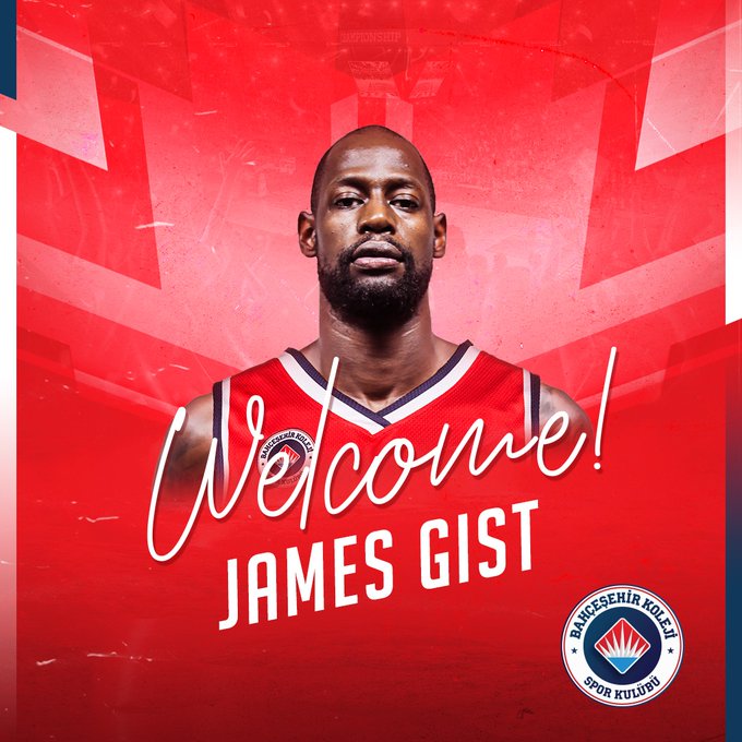 James Gist ficha por el Bahçeşehir Koleji