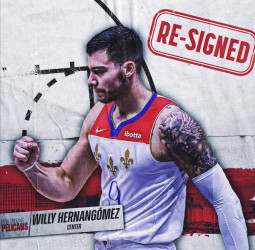 Los New Orleans Pelicans anuncian la renovación de Willy Hernangómez