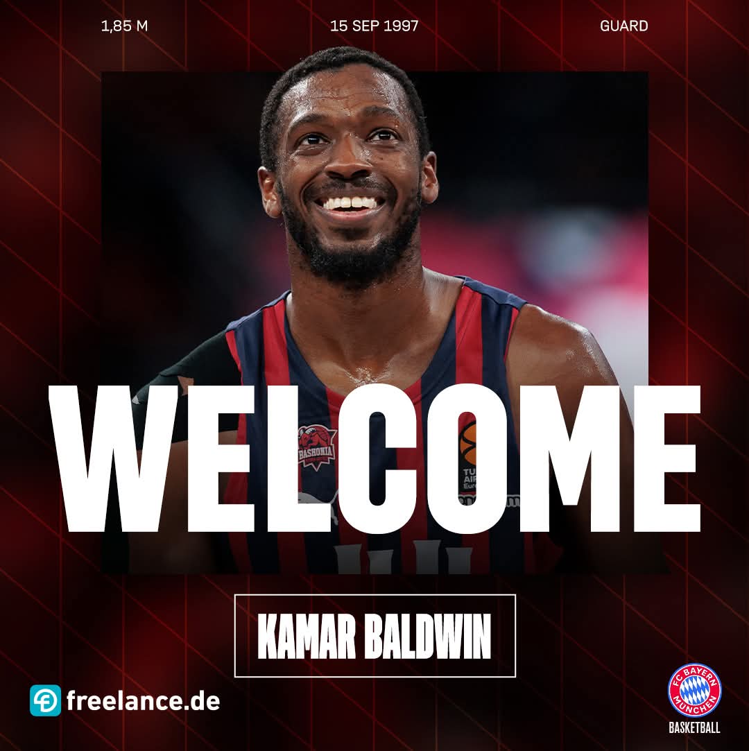 Kamar Baldwin, nuevo refuerzo para el campeón alemán