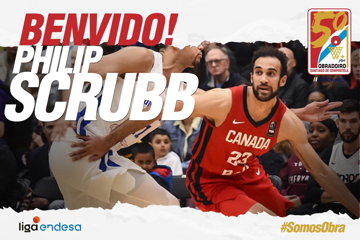 El Monbus Obradoiro ficha a Philip Scrubb