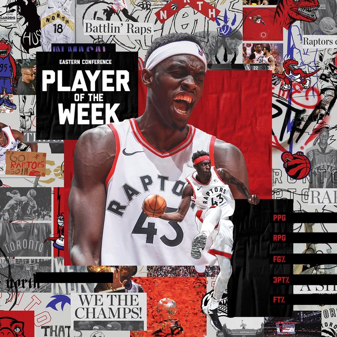 Pascal Siakam y James Harden, jugadores de la semana en la NBA