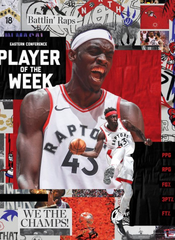 Pascal Siakam y James Harden, jugadores de la semana en la NBA