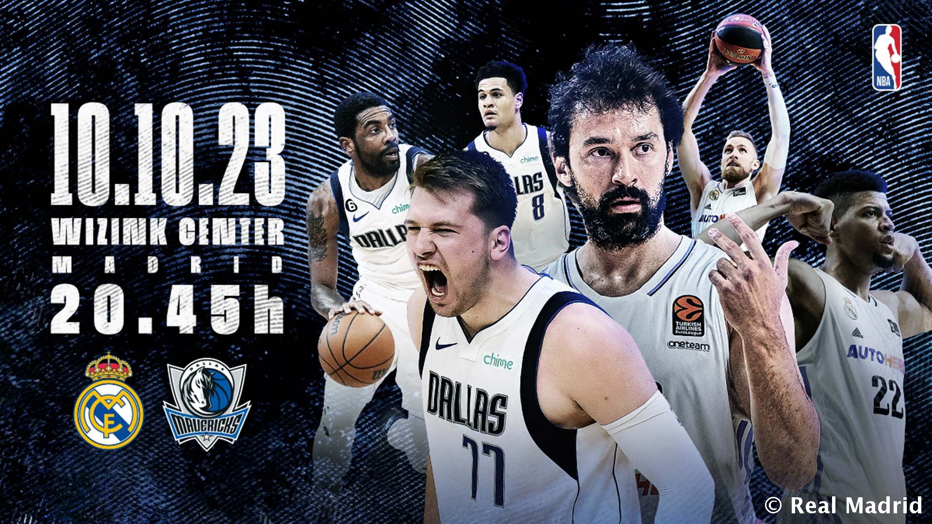 Real Madrid-Dallas Mavericks: la NBA y Doncic regresan al WiZink Center el 10 de octubre