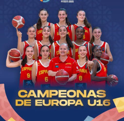 La Selección U16F se cubre de oro europeo tras un espectacular torneo, 62-47
