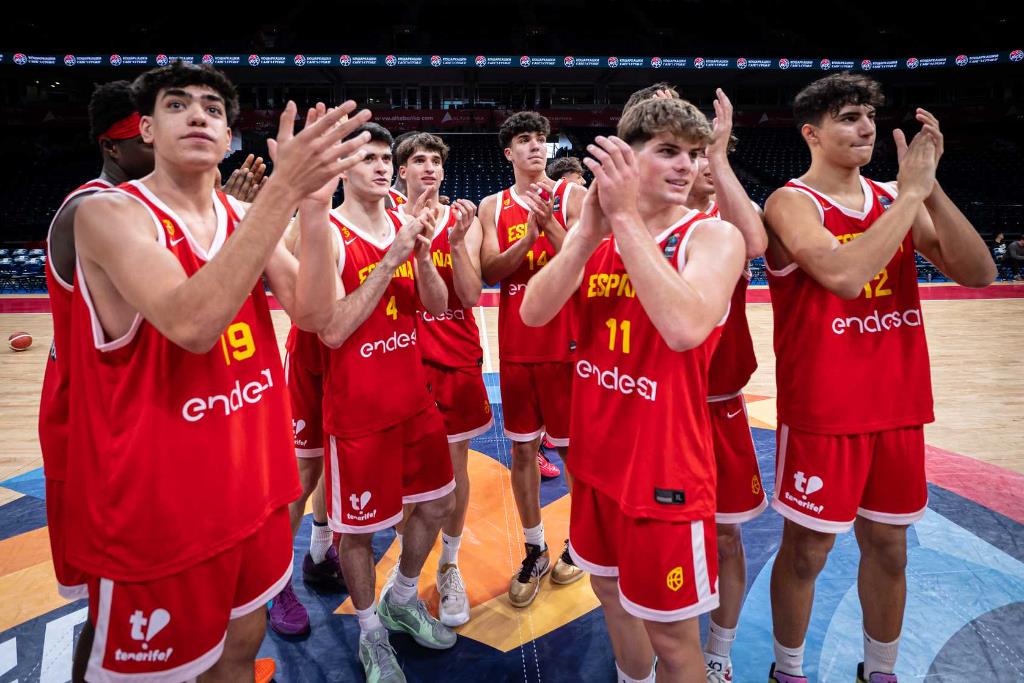 La U18 buscará una nueva medalla el sábado, 54-77