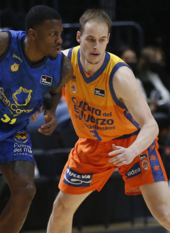 El Gran Canaria no tiene opciones ante Valencia Basket (91-62)