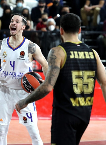El Real Madrid gana tras dos prórrogas en Mónaco (84-90)