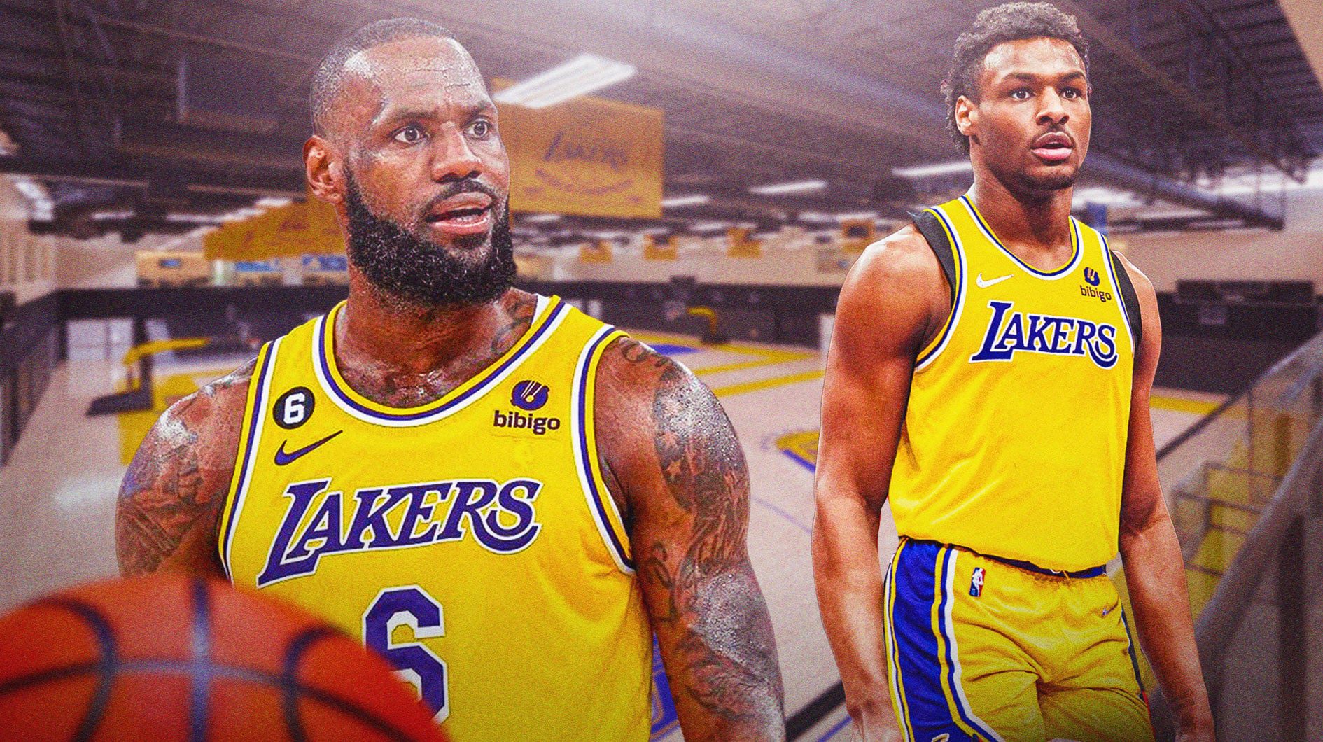 Los Lakers están dispuestos a cumplir el deseo de LeBron de fichar a su hijo Bronny James