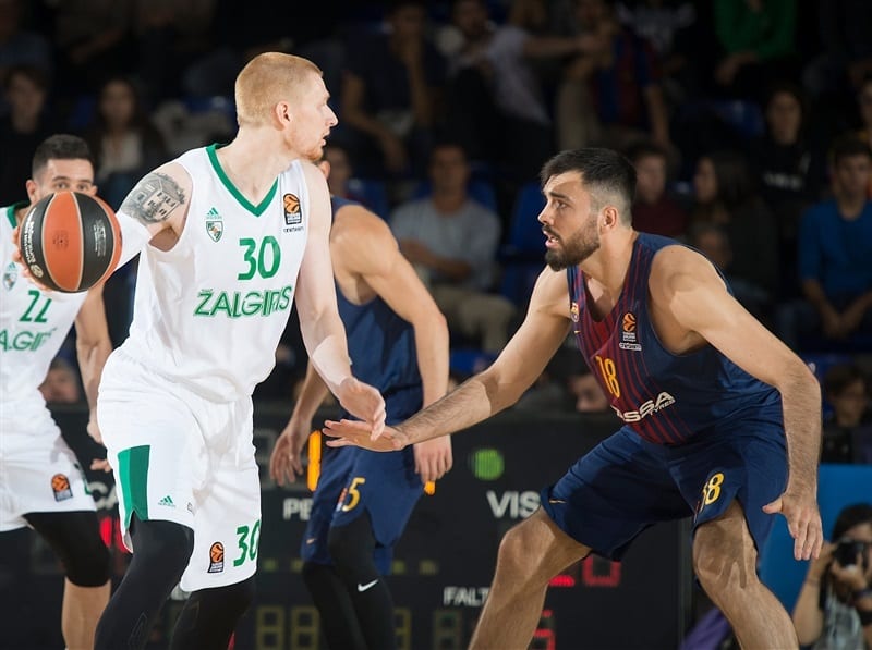 Barcelona Lassa cae por segunda vez, frente al Zalgiris Kaunas (75-81)