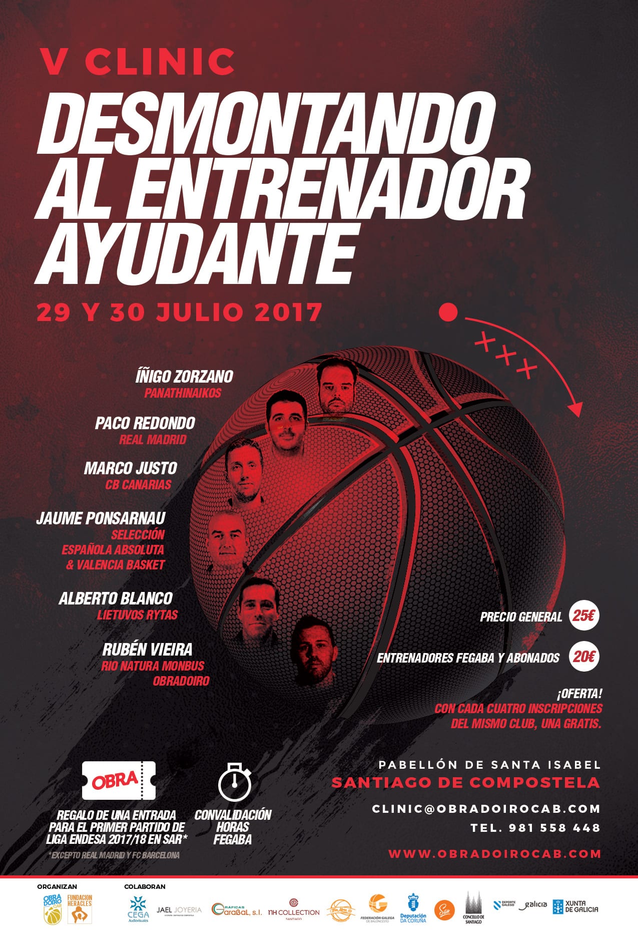 Últimas horas para inscribirse en el V Clínic “Desmontando al entrenador ayudante”