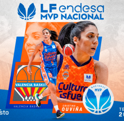 Cristina Ouviña, MVP nacional de la LF Endesa 2020-21