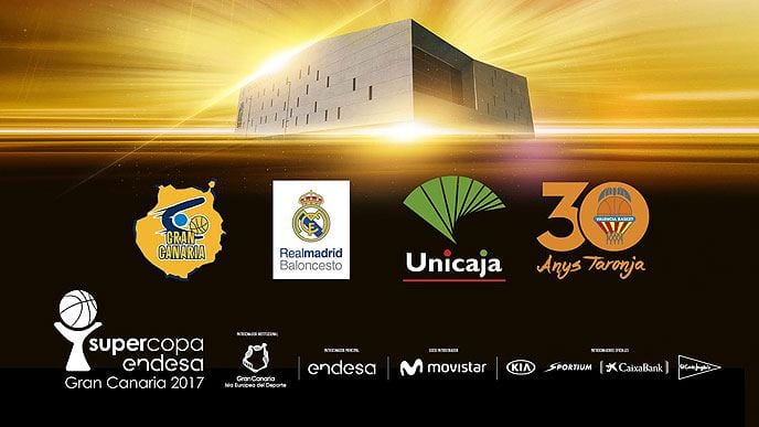 La Supercopa Endesa Gran Canaria 2017 ya conoce a sus cuatro participantes