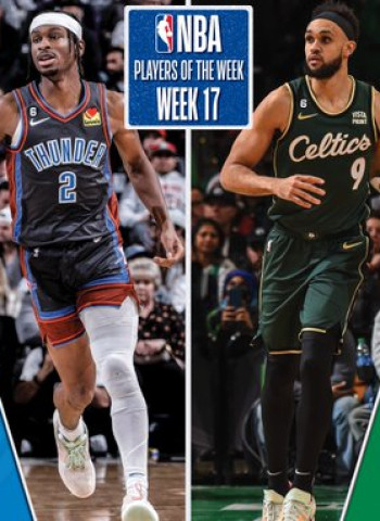 Shai Gilgeous-Alexander y Derrick White, jugadores de la semana NBA