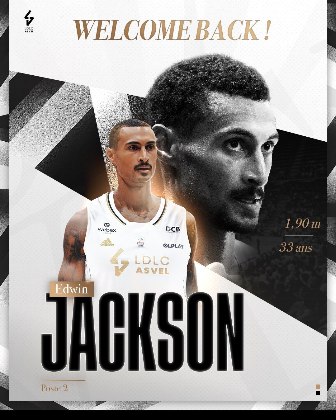 Edwin Jackson vuelve al ASVEL Villeurbanne