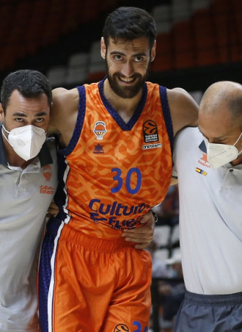 Joan Sastre sufre una rotura parcial en el ligamento lateral interno de la rodilla derecha