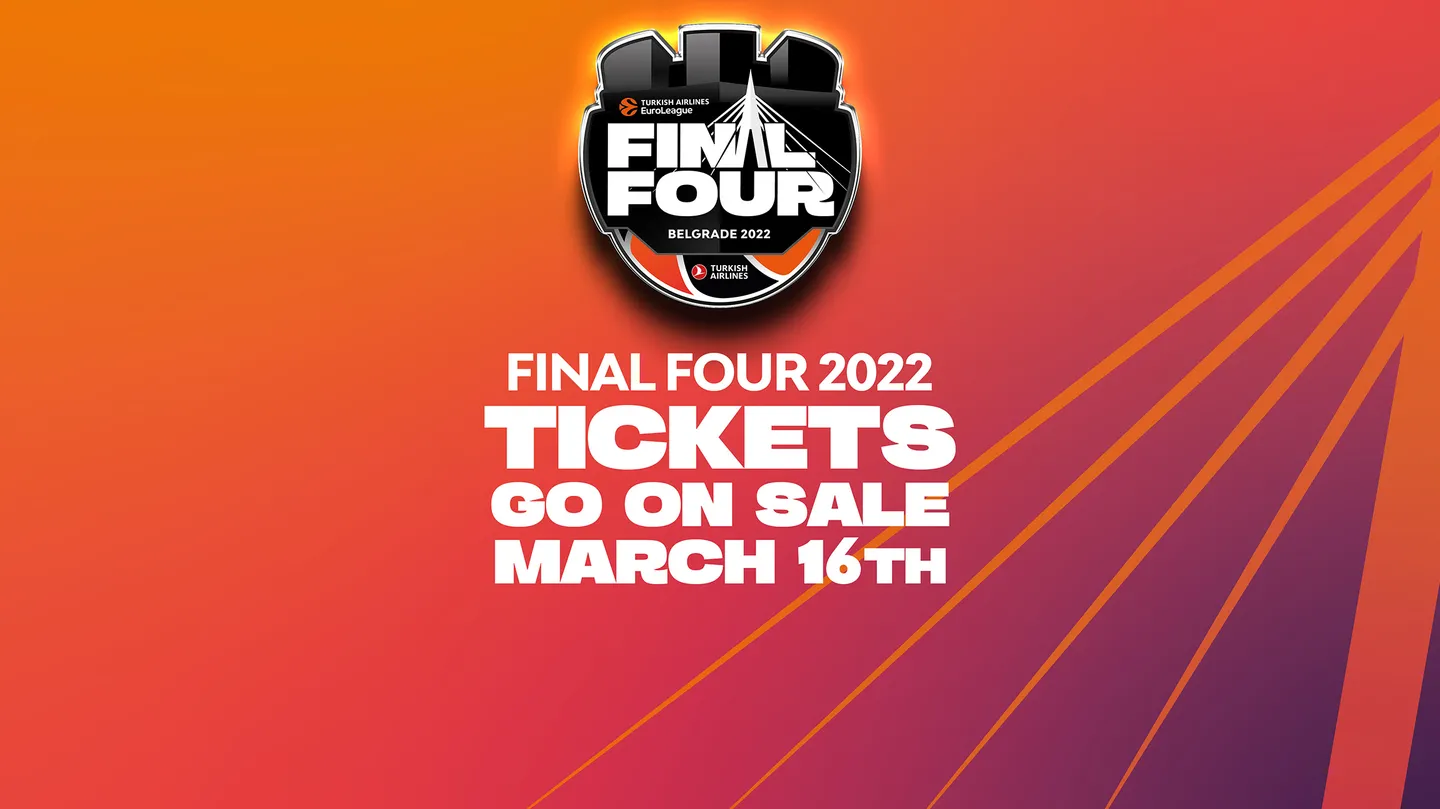 Salen a la venta entradas para la Final Four de Belgrado 2022