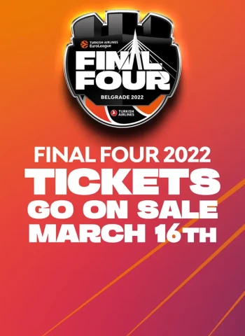 Salen a la venta entradas para la Final Four de Belgrado 2022