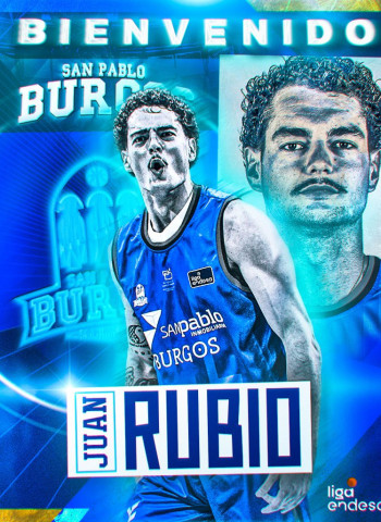 Juan Rubio, físico atlético para el San Pablo Burgos