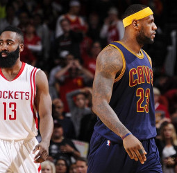 LeBron James y James Harden, Jugadores de la semana en la NBA