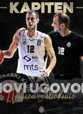 Novica Velickovic renueva con el Partizan