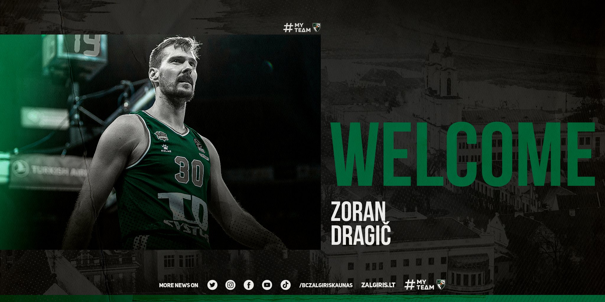 El Zalgiris Kaunas anuncia el fichaje de Zoran Dragic