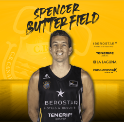 Spencer Butterfield, nuevo jugador del Iberostar Tenerife