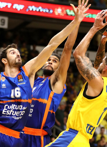 La falta de acierto condena a Valencia Basket en Tel Aviv (76-63)