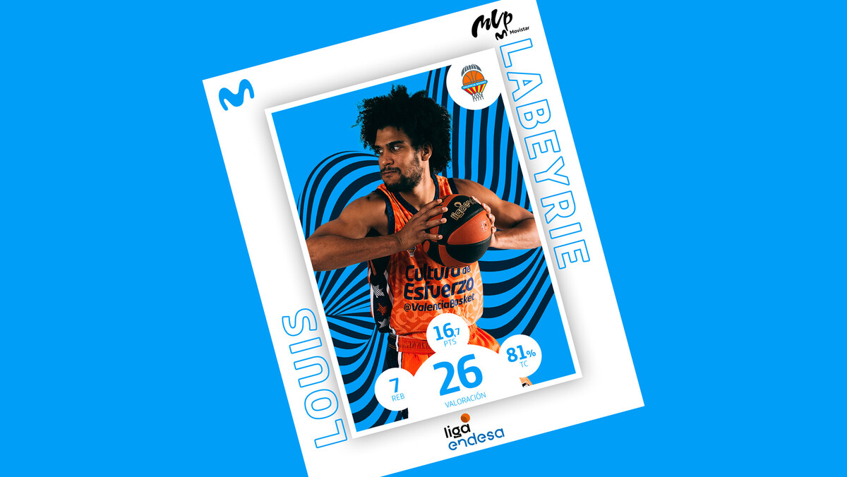 Louis Labeyrie, MVP Movistar de noviembre