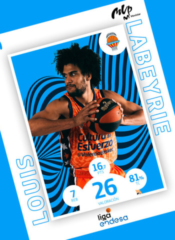 Louis Labeyrie, MVP Movistar de noviembre