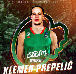 El Cedevita Olimpija Ljubljana anuncia el fichaje de Klemen Prepelic