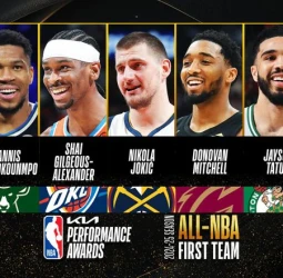 Shai, Giannis y Jokić lideran el All-NBA 2024-25; LeBron extiende su leyenda
