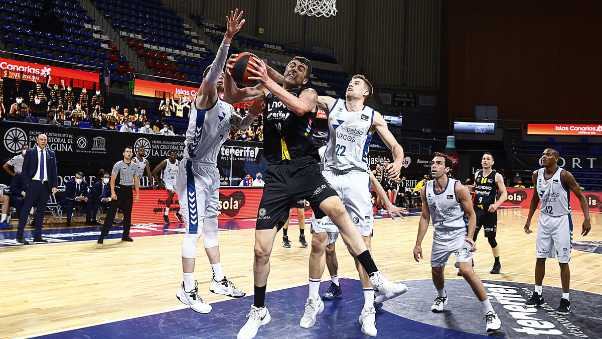 El Lenovo Tenerife golpea primero a un irreductible San Pablo Burgos (86-78)