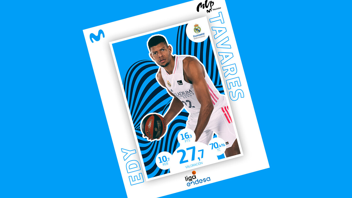 Walter Tavares, MVP Movistar del mes de febrero