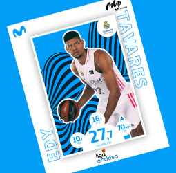 Walter Tavares, MVP Movistar del mes de febrero