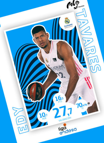 Walter Tavares, MVP Movistar del mes de febrero