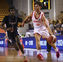 España logra la plata en una gran final ante Francia, 70-82