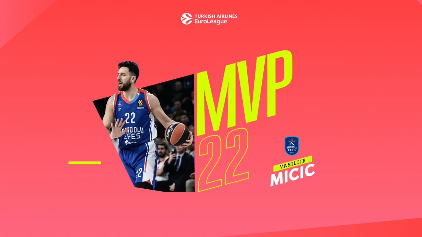 MVP de la 11ª jornada de EuroLeague: Vasilije Micic