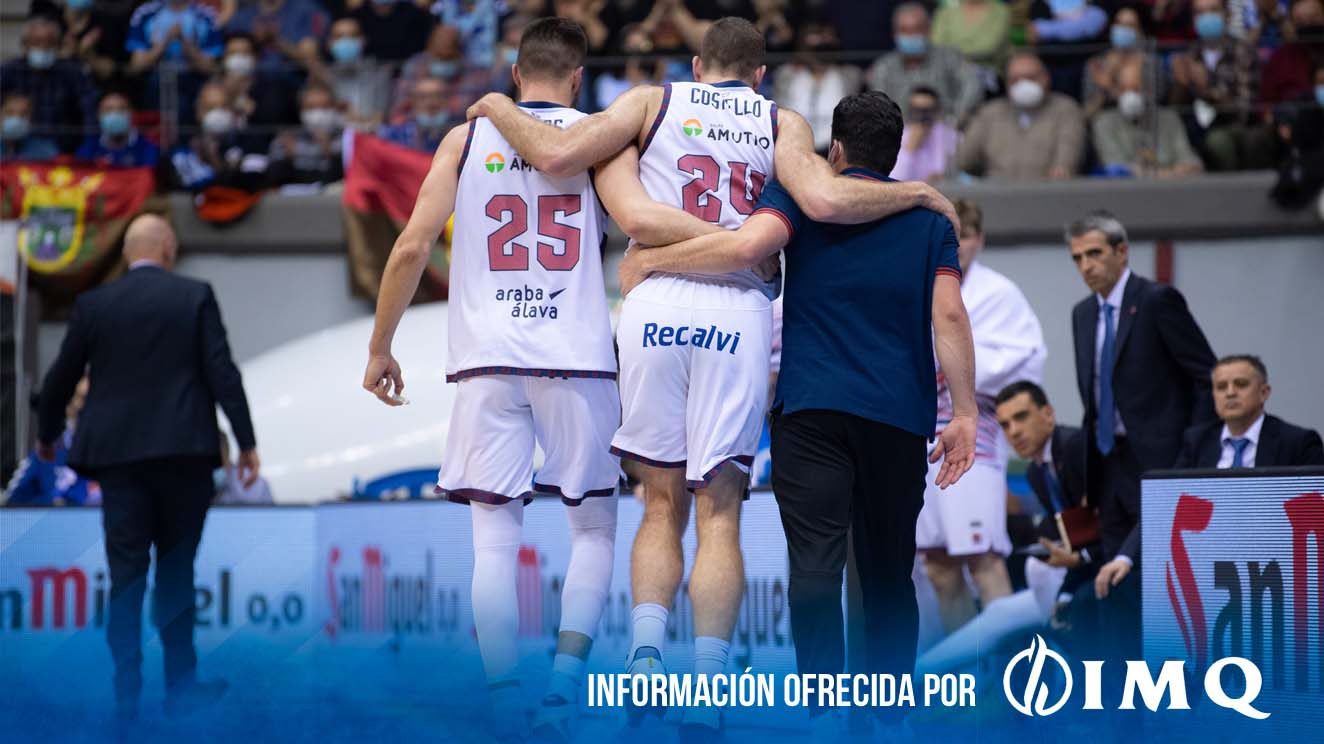 Parte médico Baskonia: Matt Costello