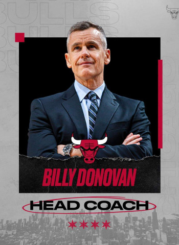 Billy Donovan, nuevo entrenador de los Chicago Bulls